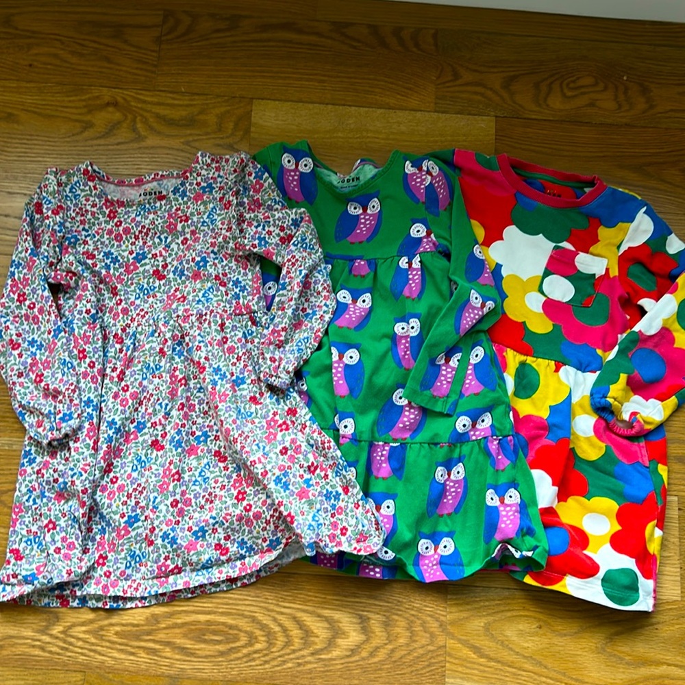 Bundle of 3 Boden girls dresses size 6-7